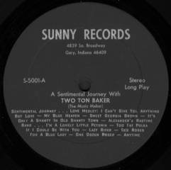 Sunny LP Side A label