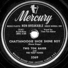 Chattanoogie Shoe Shine Boy record label
